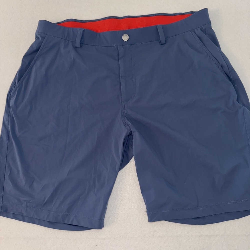 Redvanly Golf Performance Shorts In Grey Blue/size XL